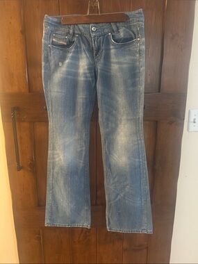 7 For All Mankind Light Wash Flare Jeans